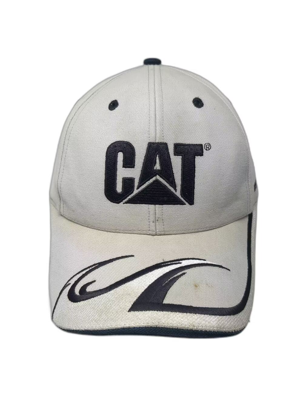 Cyrk Caterpillar CAT Wheeler Machinery Baseball Cap Gray One Size Hat Strapback